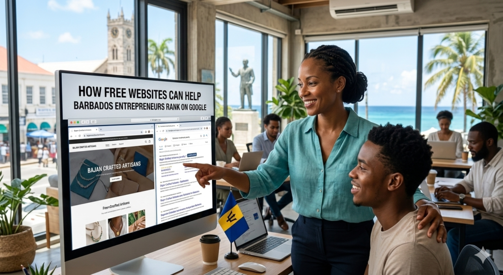 How Free Websites Can Help Barbados Entrepreneurs Rank on Google 1 Business Growth